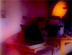 the desk of David Thorpe, writer