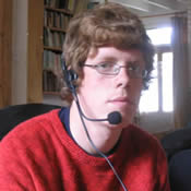 Peter Horne, playing Johnny Online
