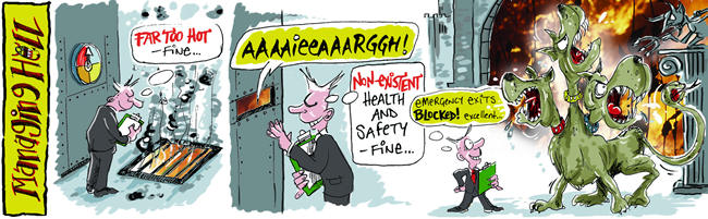 Managing Hell cartoon 2 14/1/2006